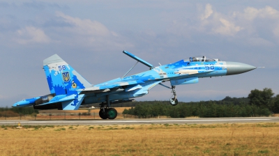Photo ID 261857 by Milos Ruza. Ukraine Air Force Sukhoi Su 27P1M,  