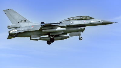 Photo ID 262120 by Matthias Becker. Netherlands Air Force General Dynamics F 16B Fighting Falcon, J 269