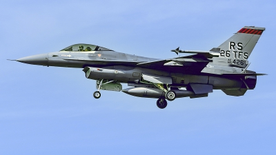 Photo ID 262190 by Matthias Becker. USA Air Force General Dynamics F 16C Fighting Falcon, 85 1426