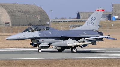 Photo ID 262312 by Matthias Becker. USA Air Force General Dynamics F 16D Fighting Falcon, 91 0472