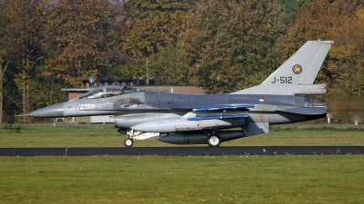 Photo ID 262481 by Richard de Groot. Netherlands Air Force General Dynamics F 16AM Fighting Falcon, J 512