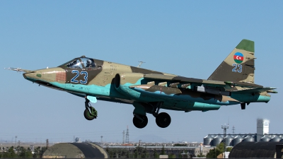 Photo ID 263013 by Thomas Ziegler - Aviation-Media. Azerbaijan Air Force Sukhoi Su 25BM,  