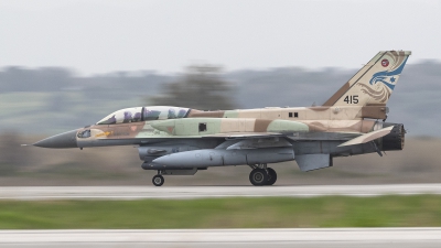 Photo ID 263377 by Tom Gibbons. Israel Air Force Lockheed Martin F 16I Sufa, 415