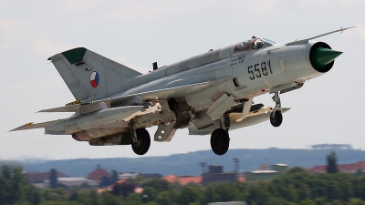 Photo ID 29153 by Jiri Sofilkanic. Czech Republic Air Force Mikoyan Gurevich MiG 21MFN, 5581
