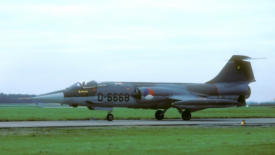 Photo ID 29163 by Joop de Groot. Netherlands Air Force Lockheed F 104G Starfighter, D 6668