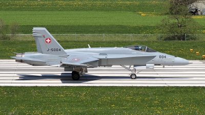 Photo ID 263899 by Ludwig Isch. Switzerland Air Force McDonnell Douglas F A 18C Hornet, J 5004