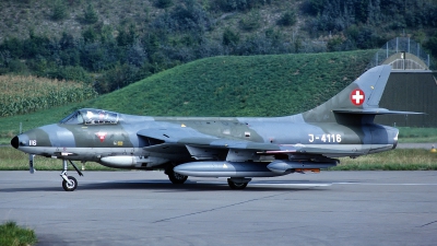 Photo ID 264251 by Rainer Mueller. Switzerland Air Force Hawker Hunter F58A, J 4116