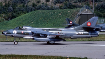 Photo ID 264254 by Rainer Mueller. Switzerland Air Force Hawker Hunter F58, J 4027