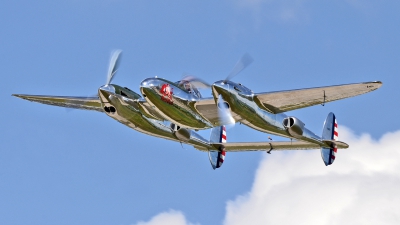 Photo ID 264503 by Frank Deutschland. Private Red Bull Lockheed P 38L Lightning, N25Y