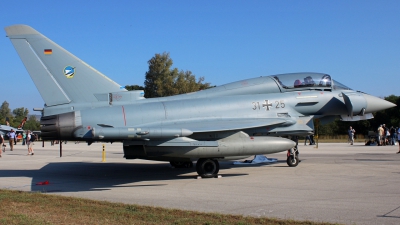 Photo ID 264565 by Stamatis Alipasalis. Germany Air Force Eurofighter EF 2000 Typhoon T, 31 25