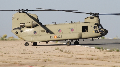 Photo ID 264779 by Paul Newbold. Spain Army Boeing Vertol CH 47F Chinook, HT 17 21A