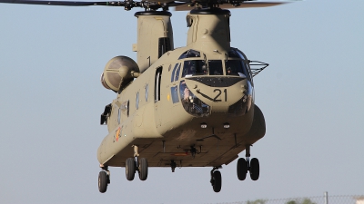 Photo ID 264758 by Paul Newbold. Spain Army Boeing Vertol CH 47F Chinook, HT 17 21A