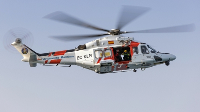 Photo ID 265065 by Fernando Callejón. Spain Maritime Safety and Rescue Agency AgustaWestland AW139, EC KLM