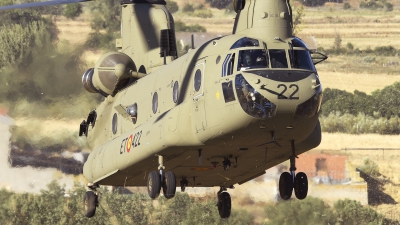 Photo ID 265072 by Alberto Gonzalez. Spain Army Boeing Vertol CH 47F Chinook, HT 17 22A