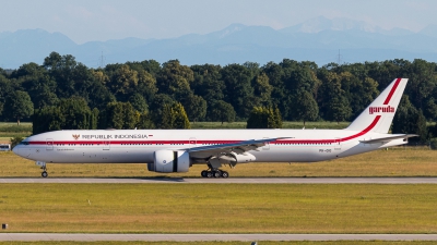 Photo ID 265197 by Maximilian Mengwasser. Indonesia Government Boeing 777 3U3 ER, PK GIG