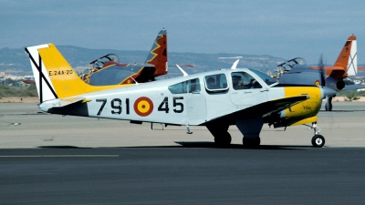 Photo ID 29355 by Joop de Groot. Spain Air Force Beech E 24A Bonanza F33C, E 24A 20