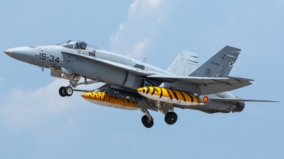 Photo ID 265773 by Thomas Ziegler - Aviation-Media. Spain Air Force McDonnell Douglas C 15 Hornet EF 18A, C 15 64