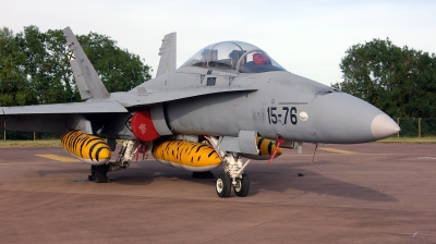 Photo ID 266007 by Michael Baldock. Spain Air Force McDonnell Douglas CE 15 Hornet EF 18B, CE 15 07
