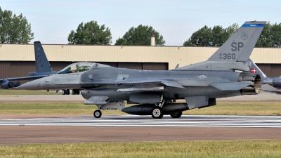 Photo ID 266376 by Tonnie Musila. USA Air Force General Dynamics F 16C Fighting Falcon, 91 0360