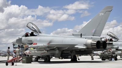 Photo ID 267056 by Tonnie Musila. UK Air Force Eurofighter Typhoon FGR4, ZK374