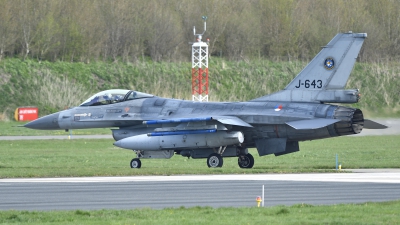 Photo ID 267587 by Tonnie Musila. Netherlands Air Force General Dynamics F 16AM Fighting Falcon, J 643