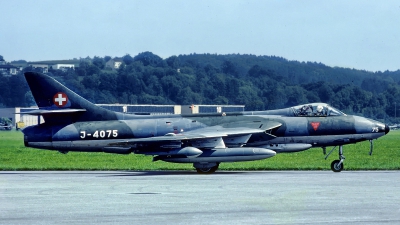 Photo ID 267745 by Rainer Mueller. Switzerland Air Force Hawker Hunter F58, J 4075