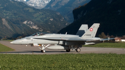 Photo ID 29553 by Bart Hoekstra. Switzerland Air Force McDonnell Douglas F A 18C Hornet, J 5009