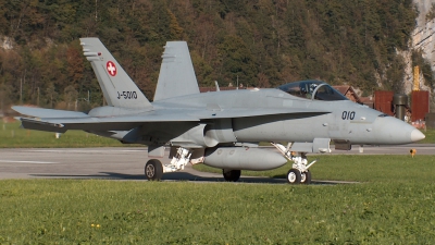 Photo ID 29554 by Bart Hoekstra. Switzerland Air Force McDonnell Douglas F A 18C Hornet, J 5010