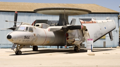 Photo ID 29560 by Jörg Pfeifer. Israel Air Force Grumman E 2C Daya, 944