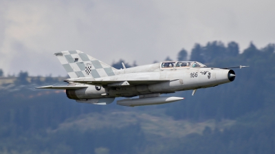 Photo ID 268349 by Frank Deutschland. Croatia Air Force Mikoyan Gurevich MiG 21UMD, 166