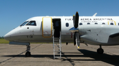 Photo ID 29725 by Martin Kubo. Argentina Air Force Saab SF 340B, T 31