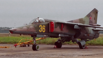 Photo ID 29729 by Sven Zimmermann. Russia Air Force Mikoyan Gurevich MiG 27, 36 YELLOW