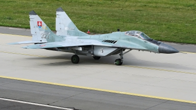 Photo ID 272236 by Milos Ruza. Slovakia Air Force Mikoyan Gurevich MiG 29AS, 2123