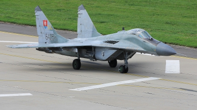 Photo ID 272235 by Milos Ruza. Slovakia Air Force Mikoyan Gurevich MiG 29AS, 6425