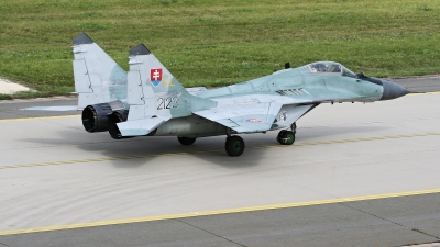 Photo ID 272515 by Milos Ruza. Slovakia Air Force Mikoyan Gurevich MiG 29AS, 2123