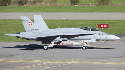 Photo ID 272755 by Radim Koblizka. Switzerland Air Force McDonnell Douglas F A 18C Hornet, J 5008