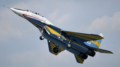 Photo ID 30077 by Peter Terlouw. Ukraine Air Force Mikoyan Gurevich MiG 29UB 9 51,  