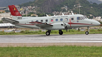 Photo ID 273197 by Fábio Duarte. Brazil Air Force Embraer IC 95C EMB 110P1K Bandeirante, 2334