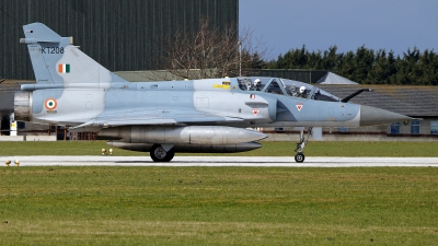 Photo ID 273237 by Rainer Mueller. India Air Force Dassault Mirage 2000TI, KT208