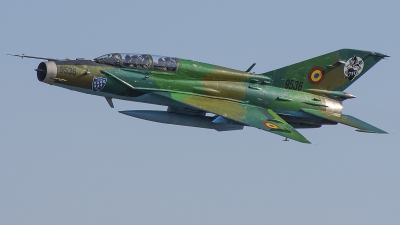 Photo ID 273504 by Alexandru Chirila. Romania Air Force Mikoyan Gurevich MiG 21UM Lancer B, 9536