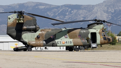 Photo ID 273798 by F. Javier Sánchez Gómez. Spain Army Boeing Vertol CH 47D Chinook, HT 17 19