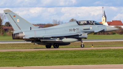 Photo ID 273856 by Mathias Grägel - GME-AirFoto. Germany Air Force Eurofighter EF 2000 Typhoon T, 30 71