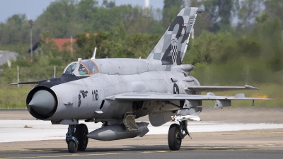 Photo ID 274314 by Chris Lofting. Croatia Air Force Mikoyan Gurevich MiG 21bisD, 116