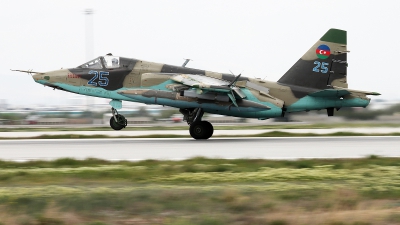 Photo ID 274463 by Claudio Tramontin. Azerbaijan Air Force Sukhoi Su 25BM,  