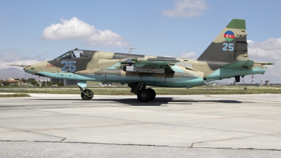 Photo ID 274600 by Chris Lofting. Azerbaijan Air Force Sukhoi Su 25BM,  