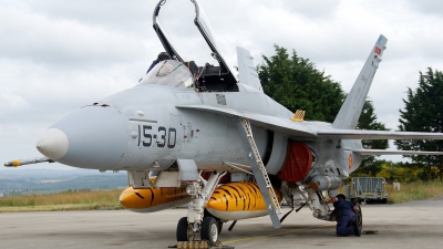 Photo ID 30342 by Peter Terlouw. Spain Air Force McDonnell Douglas C 15 Hornet EF 18A, C 15 43