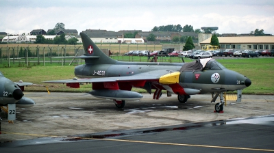 Photo ID 275855 by Michael Baldock. Switzerland Air Force Hawker Hunter F58, J 4031