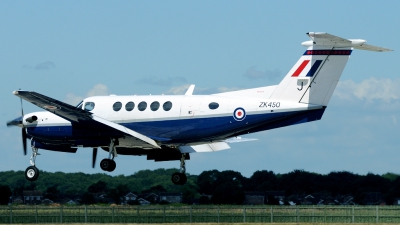 Photo ID 30371 by Joop de Groot. UK Air Force Beech Super King Air B200, ZK450