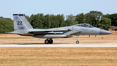 Photo ID 276185 by Carl Brent. USA Air Force McDonnell Douglas F 15C Eagle, 85 0110