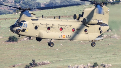 Photo ID 276805 by Ruben Galindo. Spain Army Boeing Vertol CH 47F Chinook, HT 17 22A